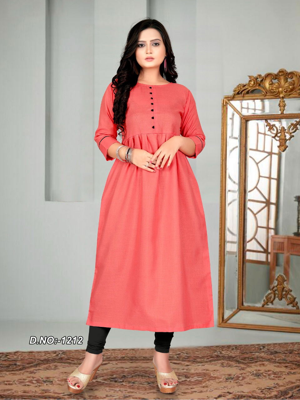 Lawanya 1 Heavy Latest Fancy Designer Cotton Colorful Kurti Collection